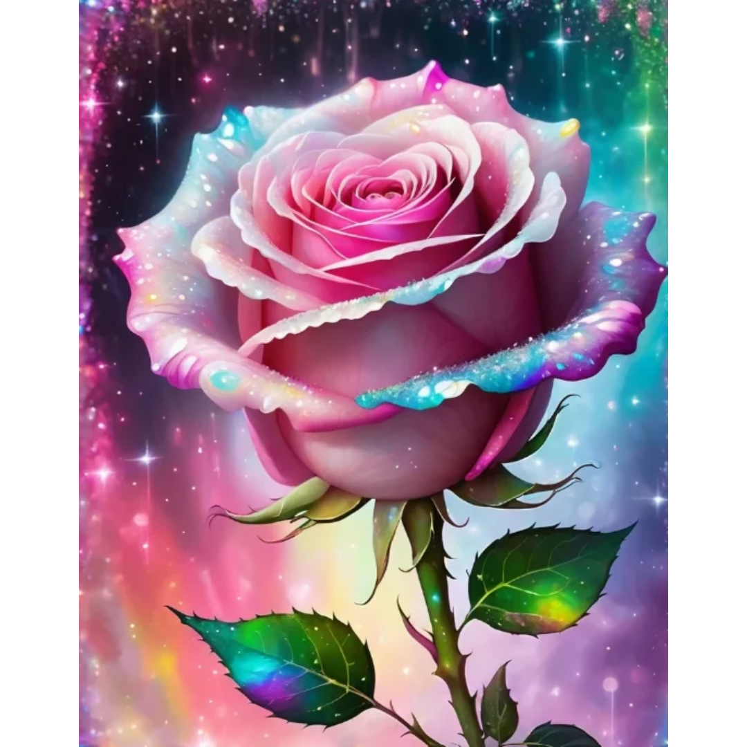 Diamanttavla Fantacy Rose 40x50