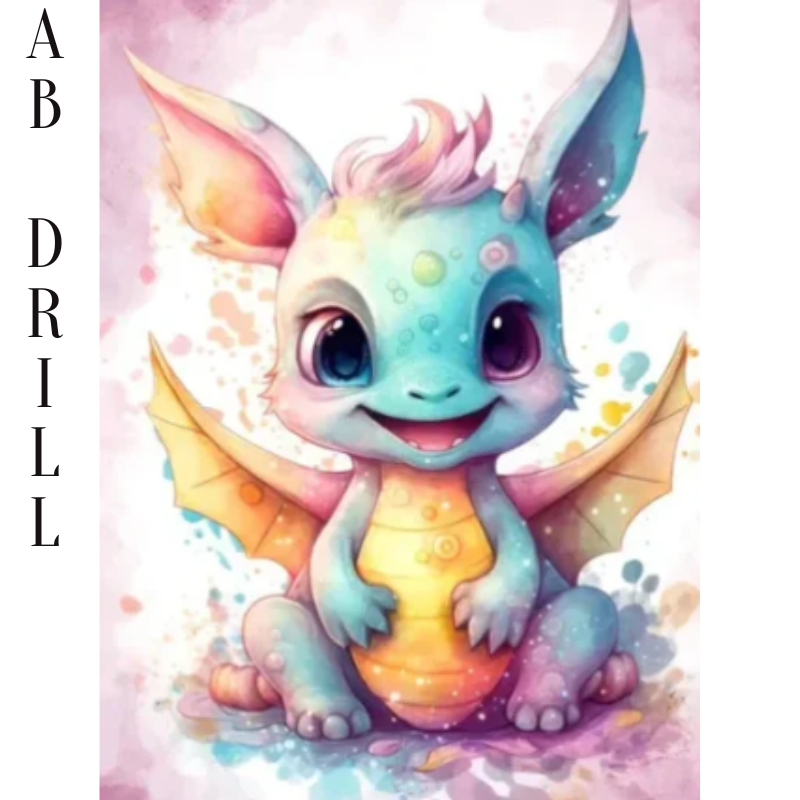 Diamanttavla AB Drills Color Dragon 40x50
