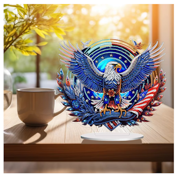 Diamond Painting Bordsdekoration American Eagle