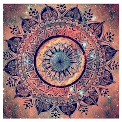 Diamanttavla Mandala Amazing 50x50