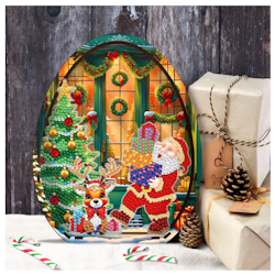Diamond Painting Bordsdekoration 3D Tomte