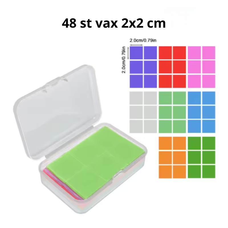 Diamond Painting Vax Box Med 48st ( 6 st av var färg)
