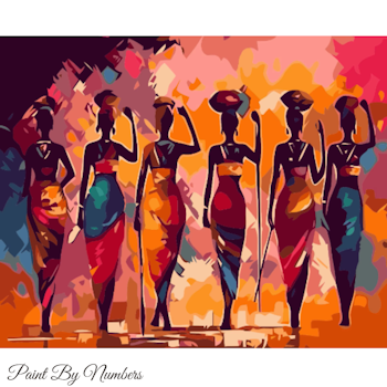 Paint By Numbers Women Of Africa 40x50