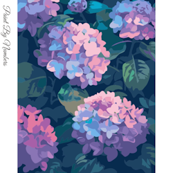 Paint By Numbers Hortensia 40x50