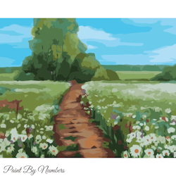 Paint By Numbers Sommarstig 40x50