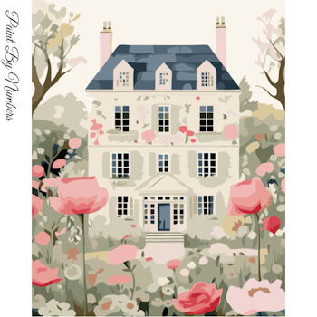 Paint By Numbers Rosengarden 40x50