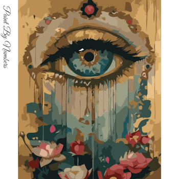 Paint By Numbers Eye Lotus 40x50