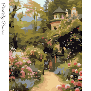 Paint By Numbers Garden 40x50