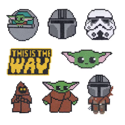 Diamond Painting Stickers Star Wars 8 st