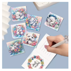Diamond Painting Kort 6-Pack Isbjörnar