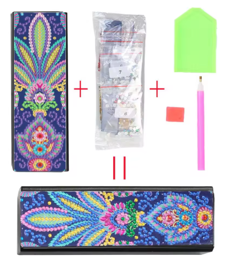 Diamond Painting Glasögonfack Floral - REA