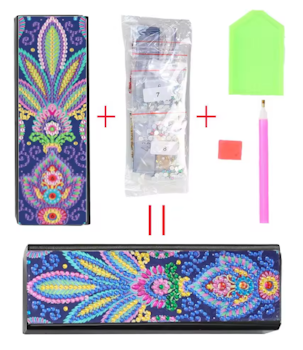 Diamond Painting Glasögonfack Floral - REA
