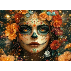 Diamanttavla Santa Muerte 40x50