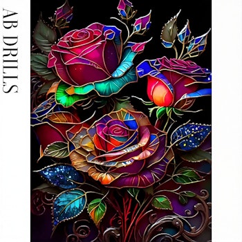 Diamanttavla AB Drills Color Rose 40x50 - leverans v. 26-27