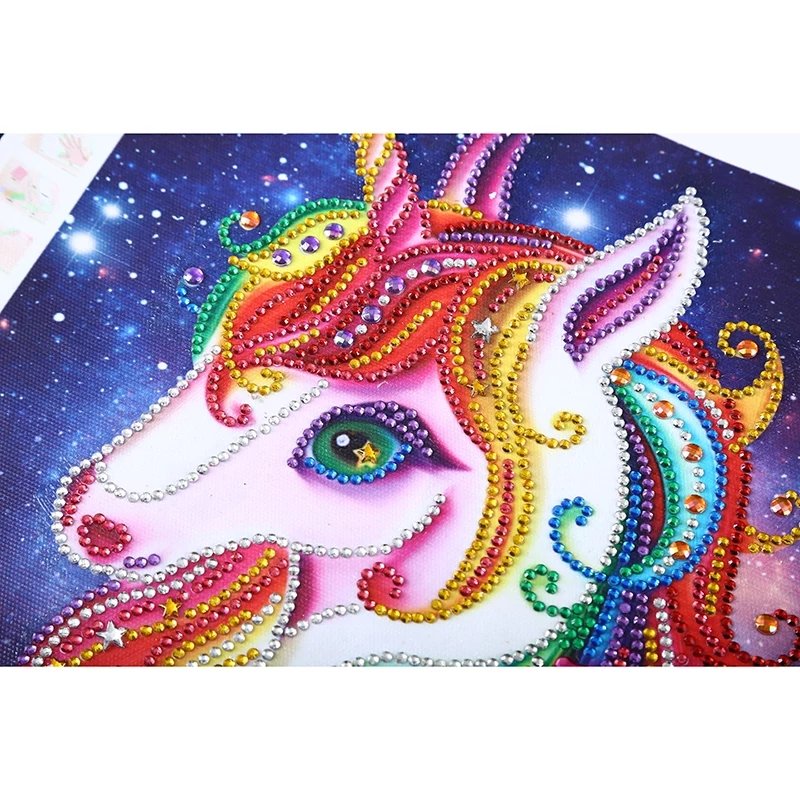 Diamanttavla Special Color Unicorn 25x25
