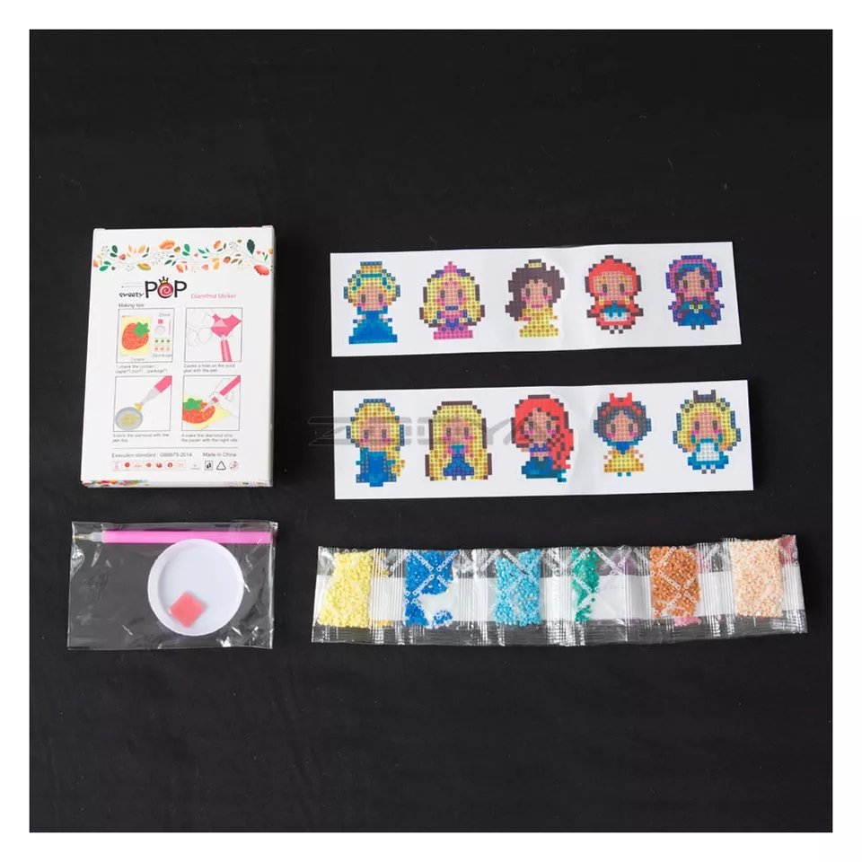 Stickers Princesses 10 st