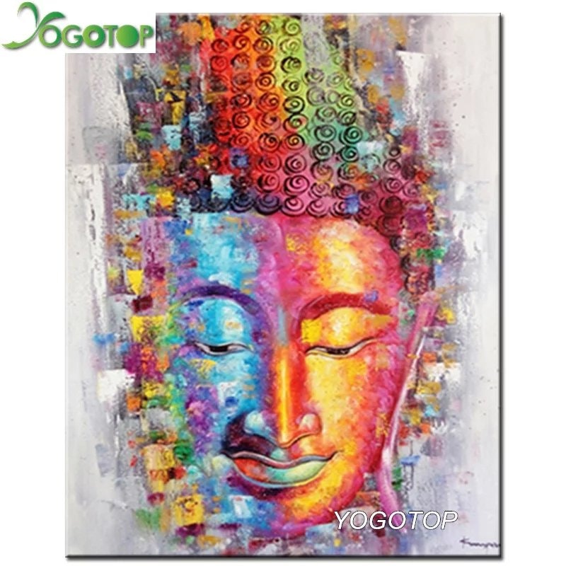 Diamanttavla Buddha Color 40x50
