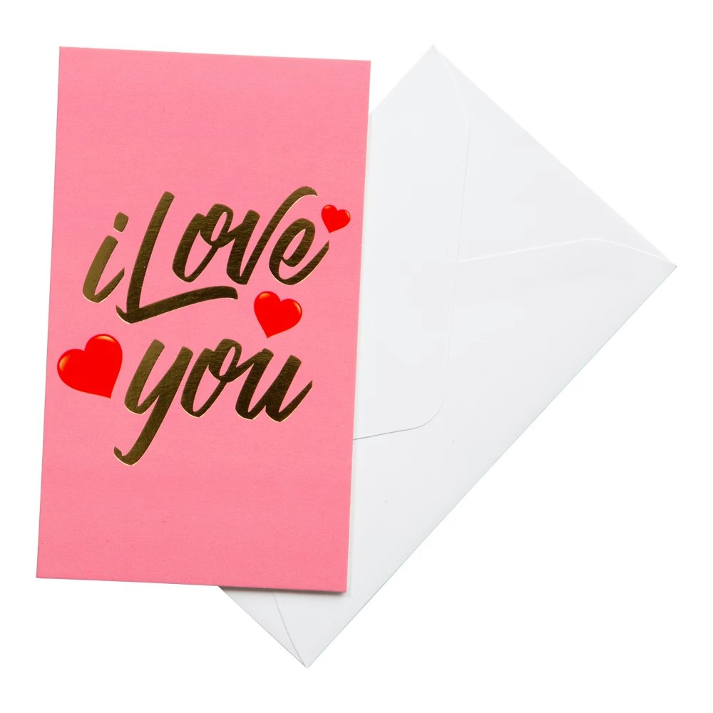 Dubbelkort - I love you