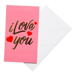 Dubbelkort - I love you