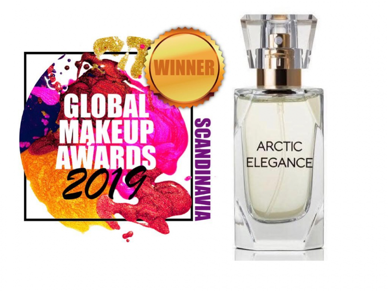 Arctic Elegance GULD-vinnare i Bästa Parfym  Global Makeup Awards: Scandinavia