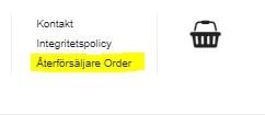 Vill du bli återförsäljare? Nu har vi en orderlänk.