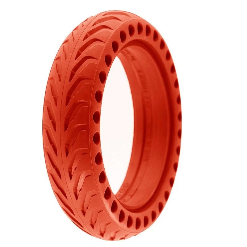 Rött 8.5x2 (50/75-6.1) (230x50) Punkteringsfritt Honeycomb däck