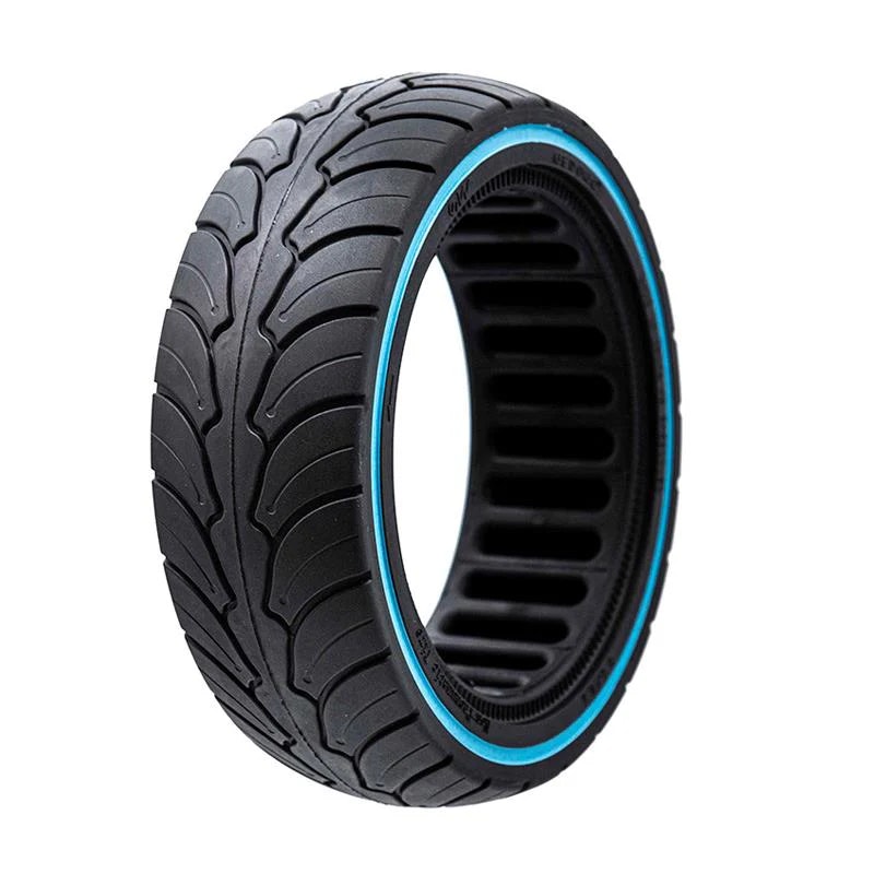 Däck Ultra light solid 8x2.5-6.1/B58 - Svart/Blå - DUALTRON Mini