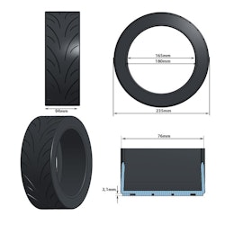 Däck Tubeless 85/65-6.5
