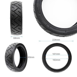 Däck 250x64 Tubelss