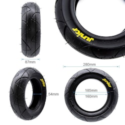 Däck Tubeless radial tire soft JUNIOR 90/65-6.5 [PMT]