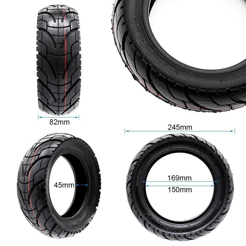 Däck 80/65-6 - 10x3 - 255x80 Tubeless
