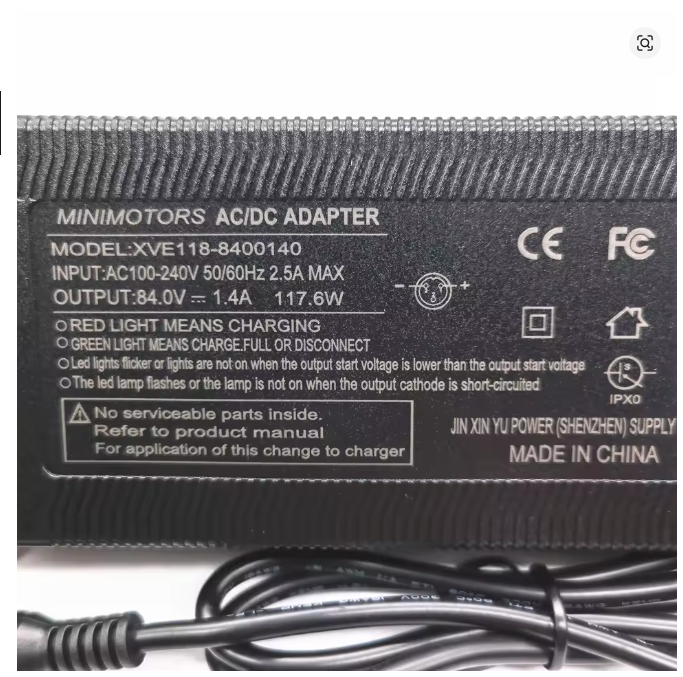 Laddare Minimotors 84V 1,4A