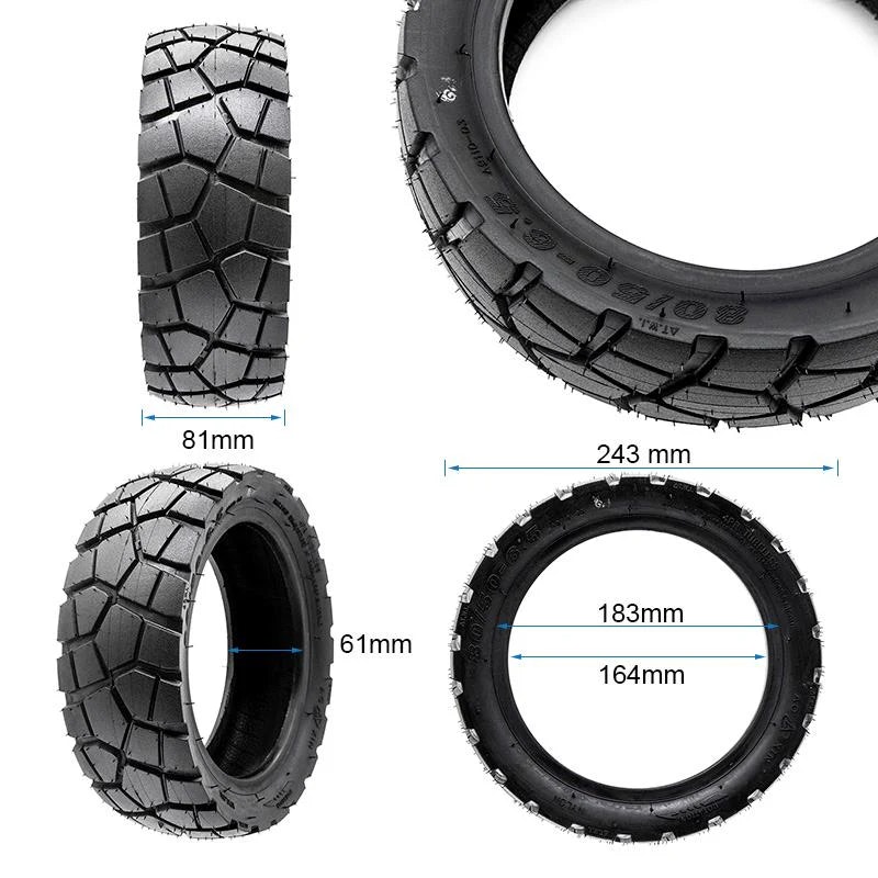 Däck 80/60-6.5 Tubeless