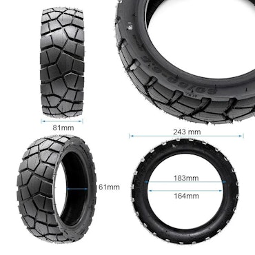 Däck 80/60-6.5 Tubeless