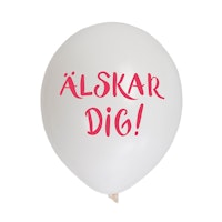 BALLOONS 12" ÄLSKAR DIG 6-P