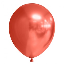 BALLOONS 12" MIRROR RED 6-P