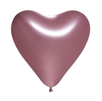 BALLOONS 12" MIRROR HEART