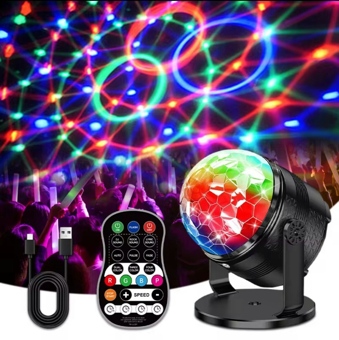VibeGlow LED Party Light