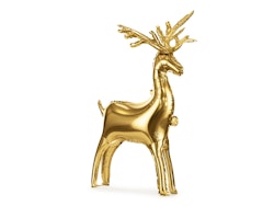 Stående Folieballong Ren, 83 x 52 cm, guld