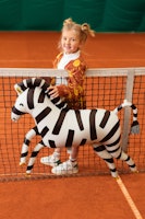 Folieballong Zebra, 115 x 85 cm