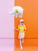 Folieballong Elefant, 83 x 58 cm, mix