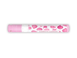 Konfettikanon med rosblad, rosa, 40 cm