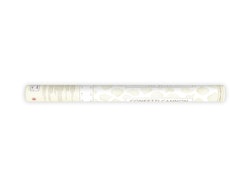 Konfettikanon med rosblad, krämfärgade, 60 cm