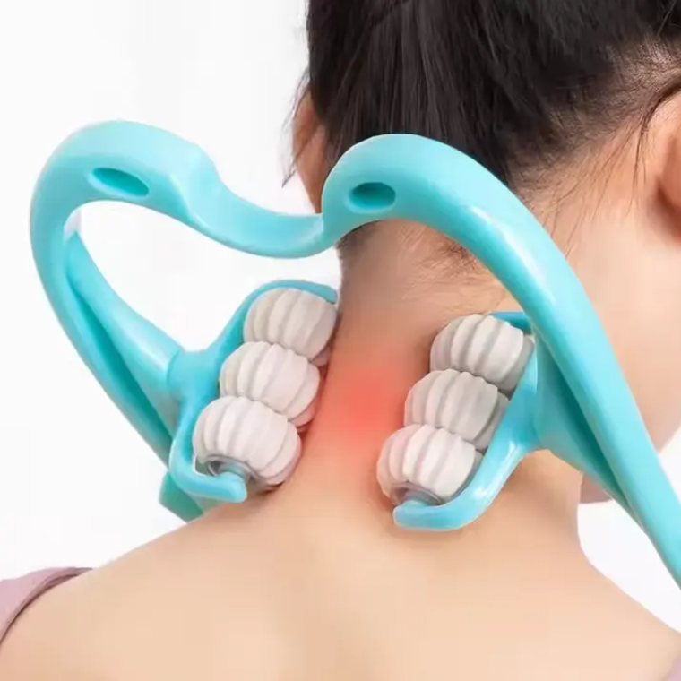 6-Hjuls Tryckpunktsmassager – För Nacke, Rygg och Fötter