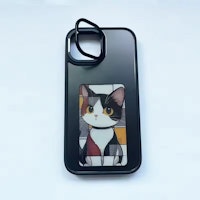 Smart AI Ink Screen Telefonskal för iPhone 16 Pro Max – Anpassningsbar E-ink Skärm med NFC & Ställ.