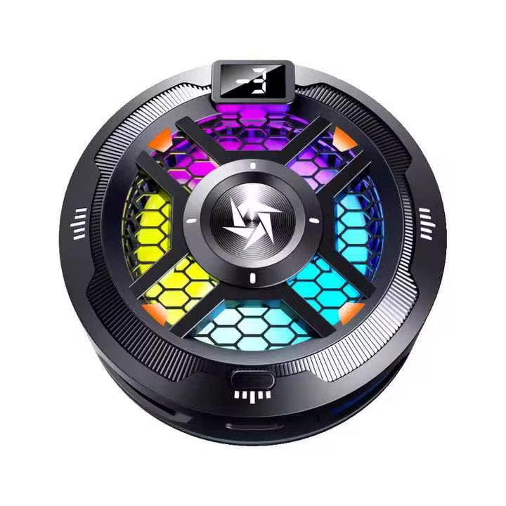 Magnetisk Mobilkylare med Digital RGB-display – Semiconductor Kylfläkt för Mobiltelefoner, Typ-C, 10W