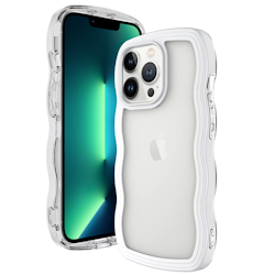 Vågformat mobilskal med extra grepp – Stötsäkert & stilrent för iPhone 7–16