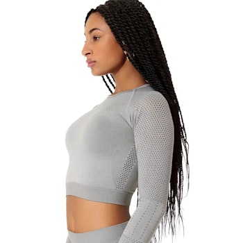 Yoga Top Dark Grey Seamless