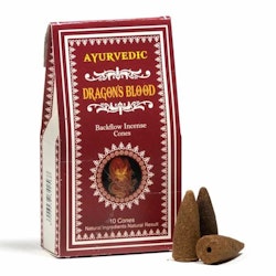 Ayurvediska Dragon´s  Blood rökelse-koner