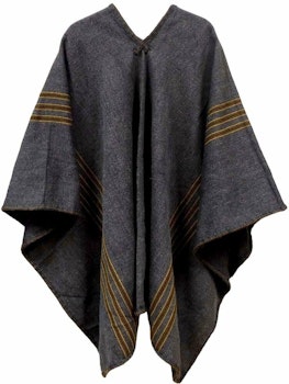 Peruansk Grå Schaman Poncho